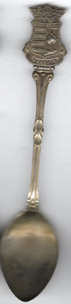 LEPELTJE WAPEN MAASEIK KROON, Antiek en Kunst, Ophalen of Verzenden