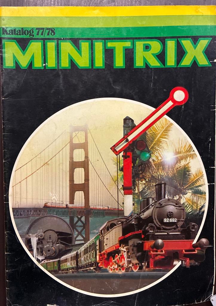 Minitrix Catalogus 1977/1978 - Zeldzaam Modelspoorboek, Ophalen of Verzenden, Gebruikt, Boek, Tijdschrift of Catalogus, Märklin