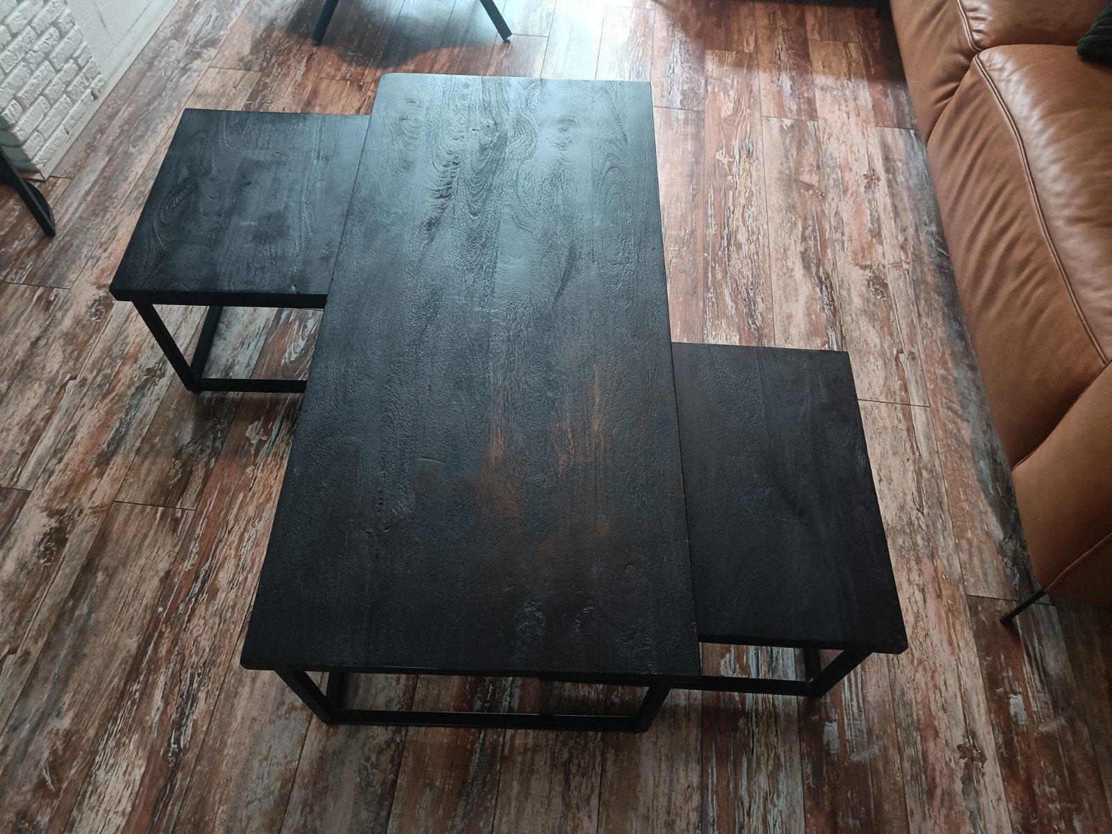 Industriële tafels, Huis en Inrichting, Ophalen, Rond, Minder dan 55 cm, 45 tot 60 cm