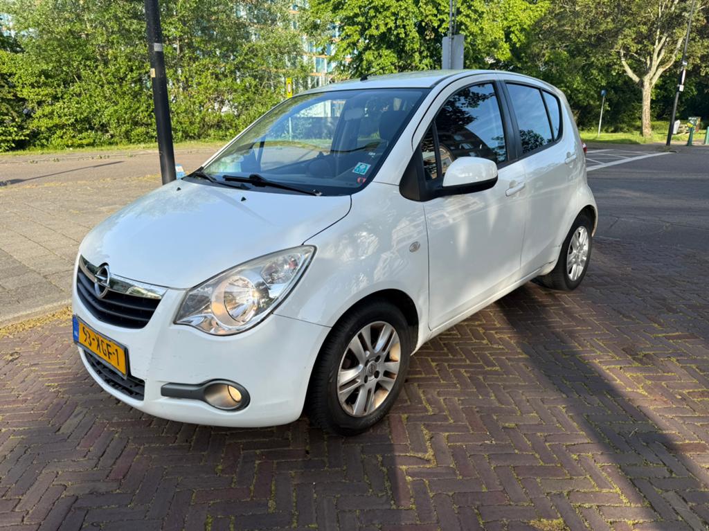 Opel Agila 1.0 12V 2012 Wit, Auto's, 31 €/maand, Origineel Nederlands, Handgeschakeld, Particulier