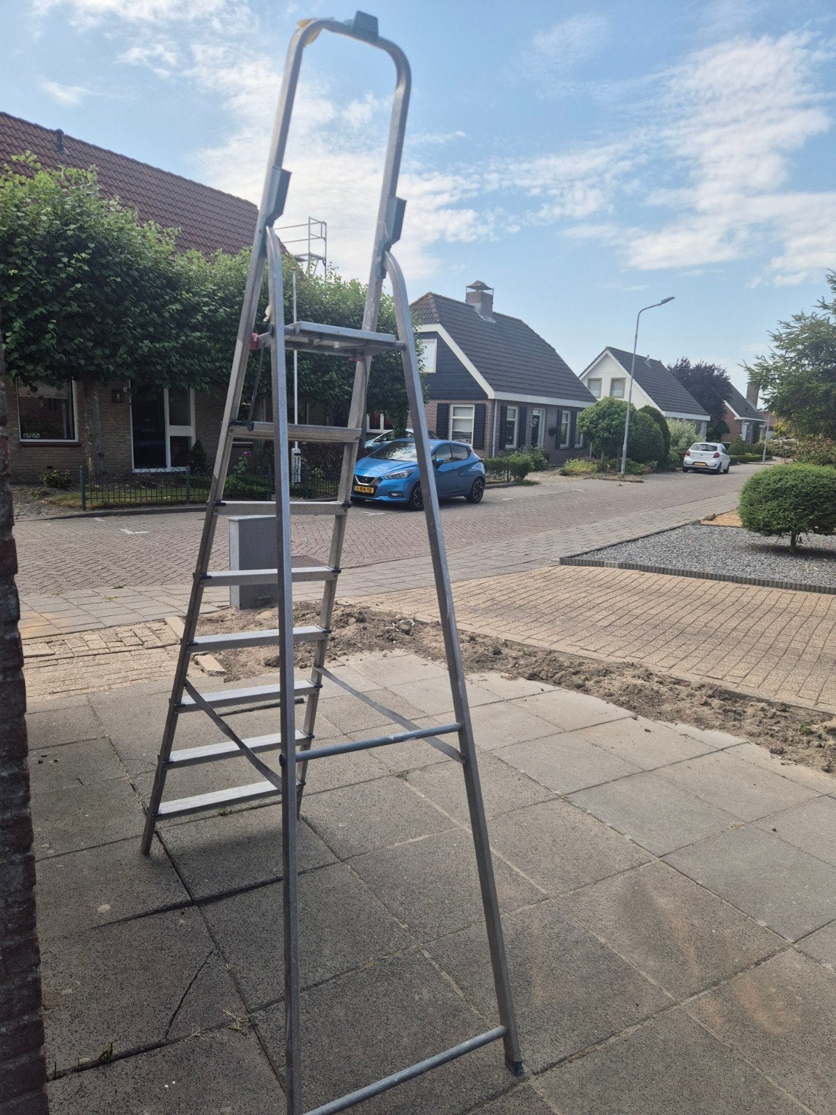 Aluminium trap, Ophalen, Gebruikt, 2 tot 4 meter