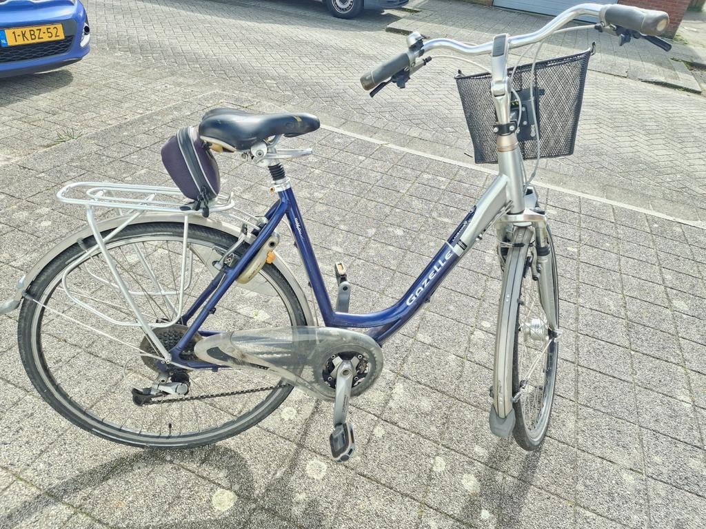 Damesfiets. Gazelle lausanne 28inch. Nog in goede staat., Versnellingen, Ophalen of Verzenden, Gazelle, 53 tot 56 cm