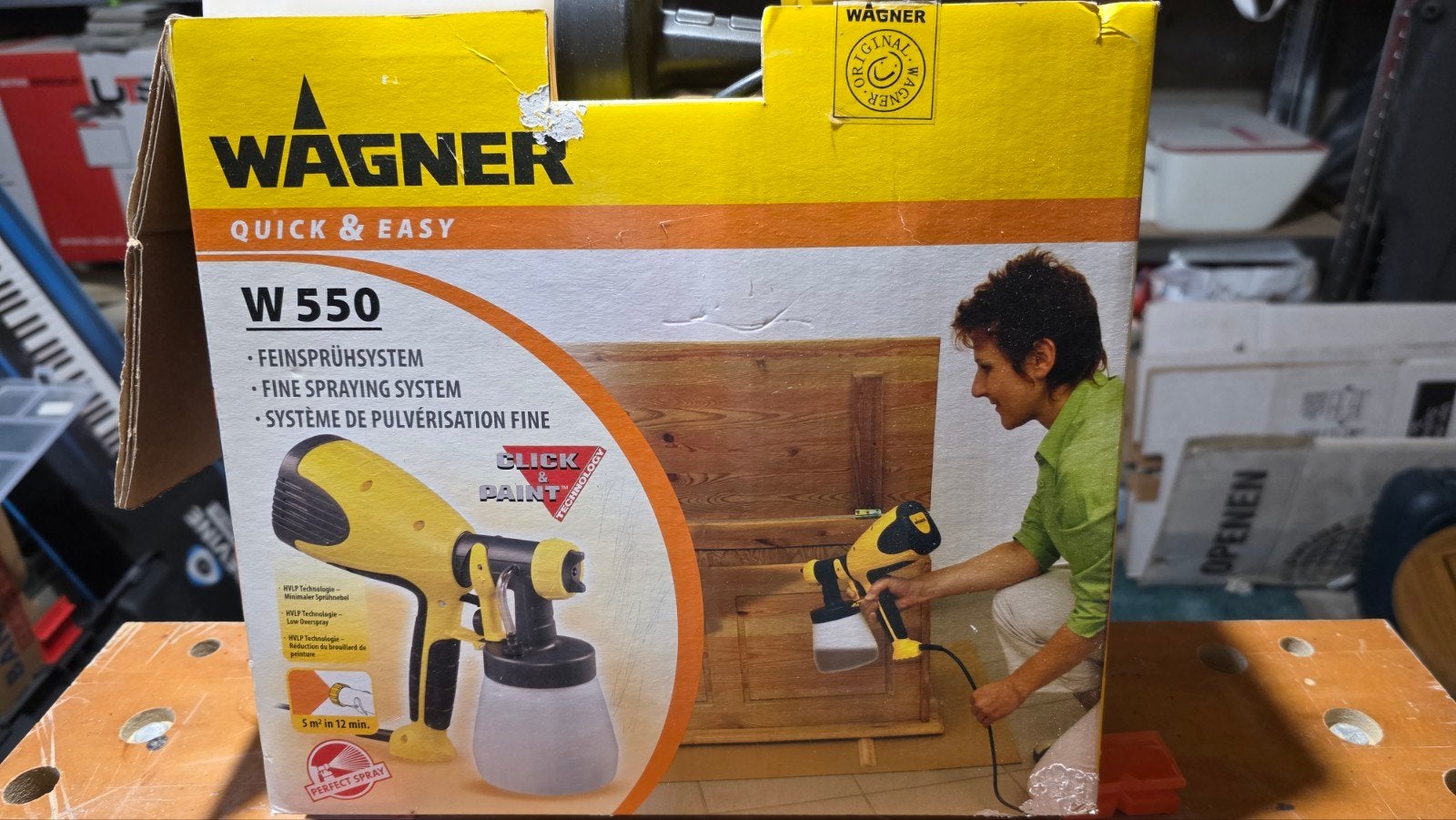 Wagner W 550 Verfspuitsysteem - Quick & Easy, Ophalen