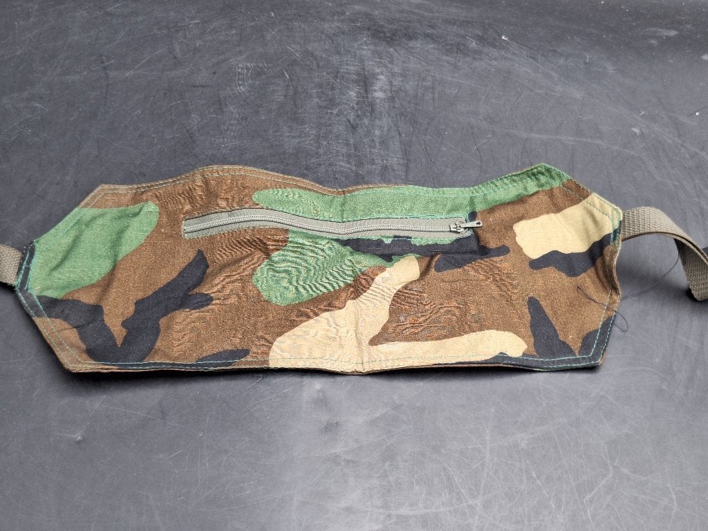 oude katoenen camouflage heupzak leger, jaren 1980, Ophalen of Verzenden, Landmacht, Overige gebieden, Kleding of Schoenen