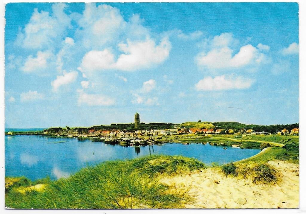 Terschelling Dellewal gelopen ansichtkaart ( B2575), Ophalen of Verzenden, 1980 tot heden, Gelopen, Waddeneilanden