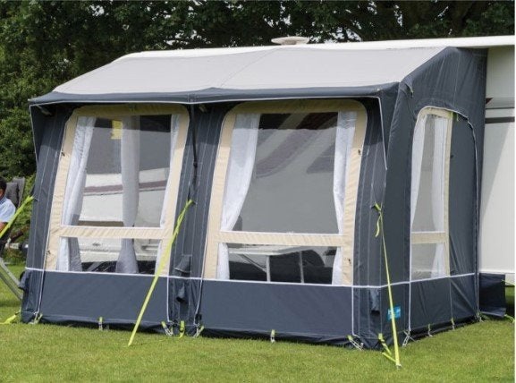 Voortent Kampa (Dometic) Classic Air Expert 300, Caravans en Kamperen, Ophalen, Zo goed als nieuw, Polyester, Kampa Dometic
