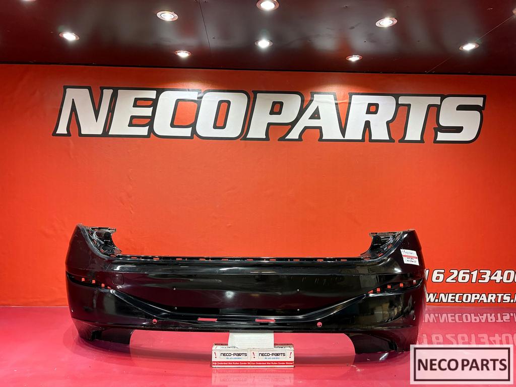 VOLKSWAGEN POLO 6C FACELIFT ACHTERBUMPER ZWART PDC ORIGINEEL, Gebruikt, -, Volkswagen, -