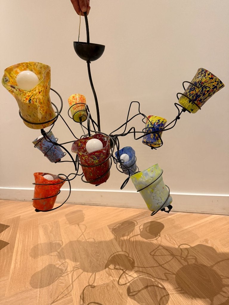 Barovier & Toso Gotodario Hanglamp - 9 Kelken, Ophalen
