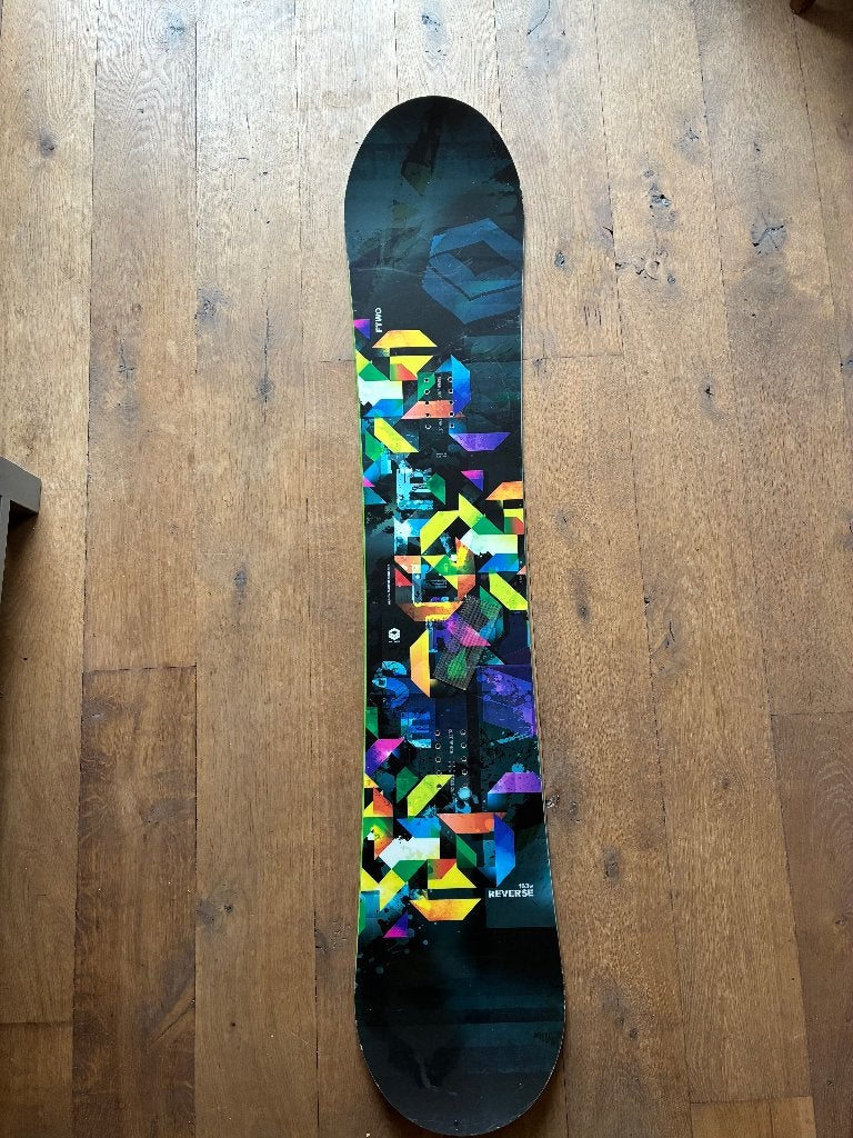 F2 Reverse Snowboard 163W - Speels en vergevingsgezind, Ophalen, Gebruikt, Board