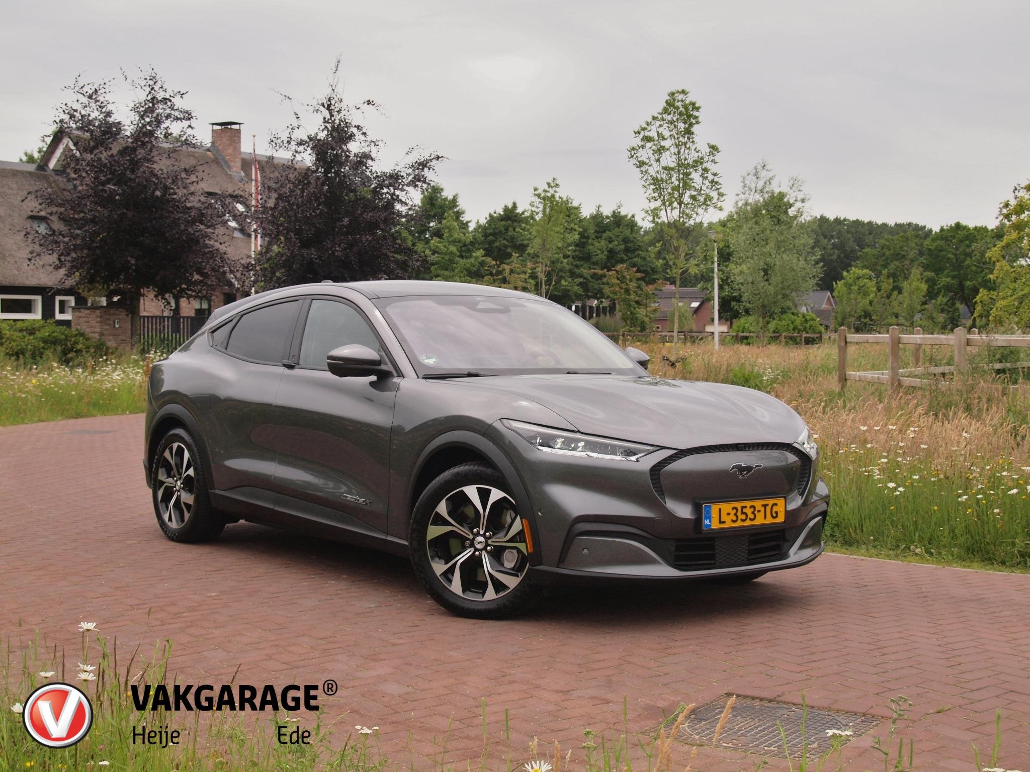 Ford Mustang Mach-E Extended RWD 98 kWh | 360 Camera | Bang, Auto's, Dealer onderhouden, Gebruikt, 750 kg, 600 km