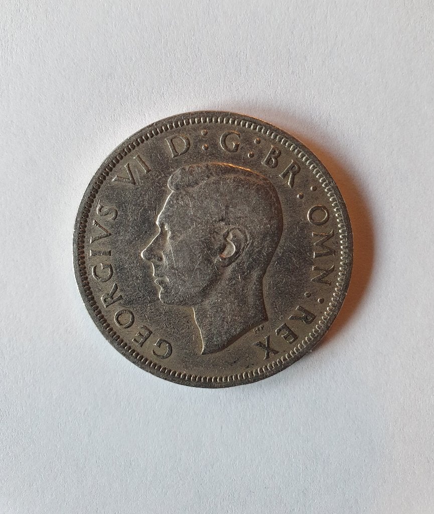 UK Half Crown 1947, Postzegels en Munten, Ophalen, Overige landen, Losse munt