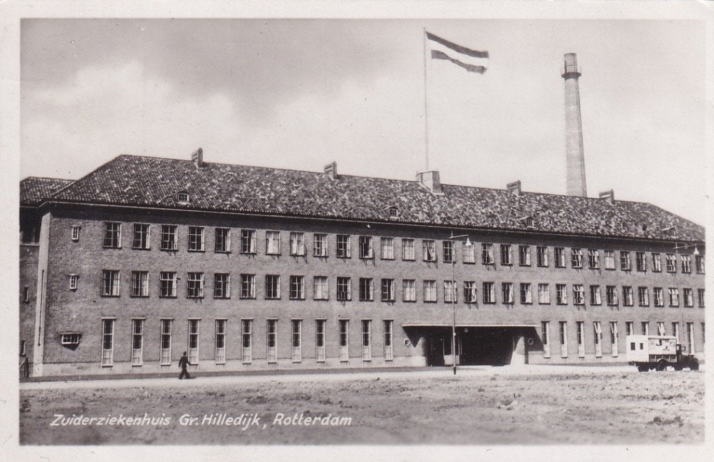 745L Rotterdam Zuiderziekenhuis - Rotterdamsche Lloyd W.Ruys, Verzamelen, Ophalen of Verzenden, 1940 tot 1960, Gelopen, Zuid-Holland