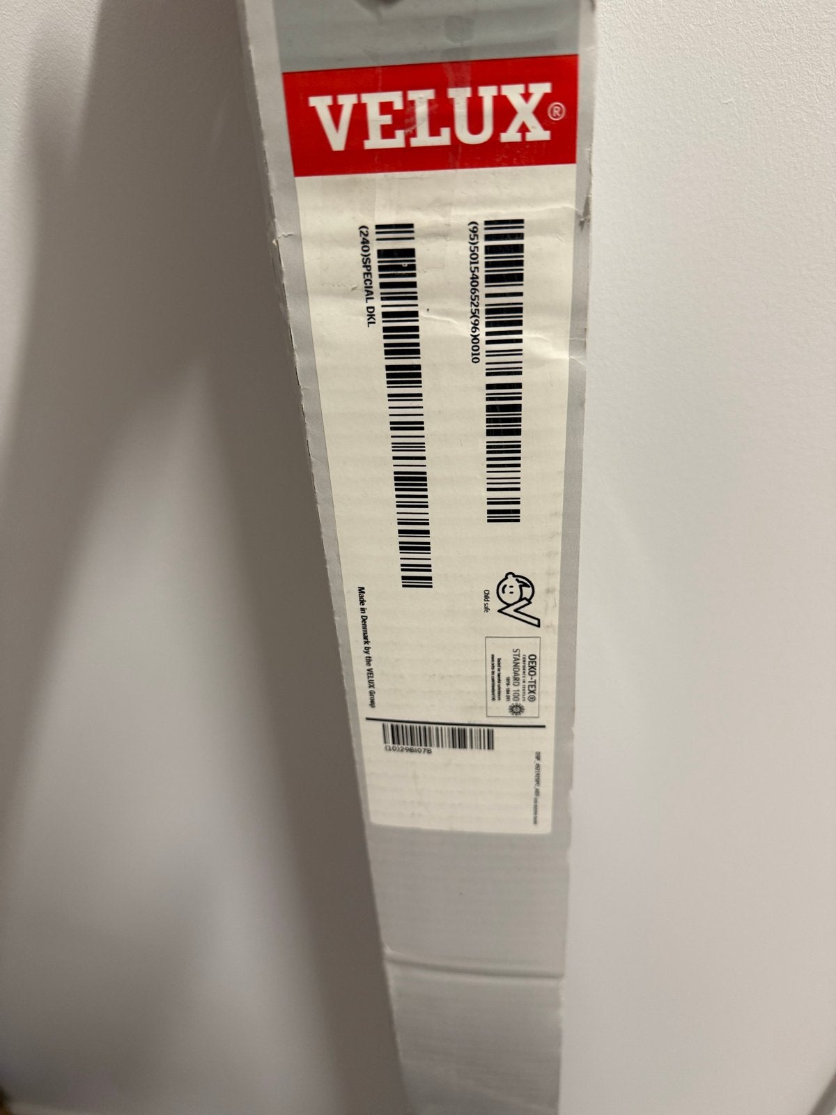 Velux verduisterend rolgordijn donkerblauw 710x1398mm, Ophalen, Overige merken, Nieuw, Rolgordijn