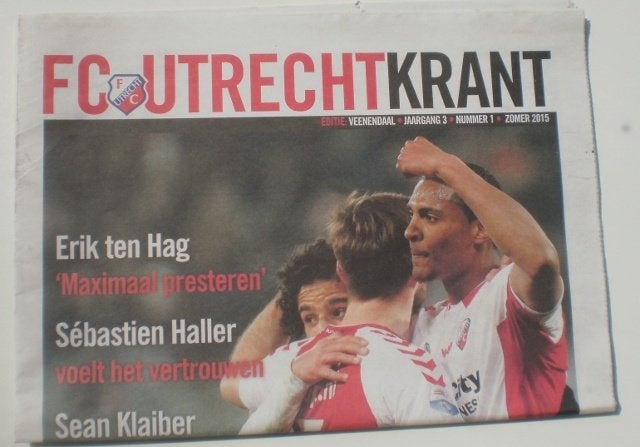 FC Utrecht krant nr.1 - zomer 2015, Ophalen, Zo goed als nieuw, F.C. Utrecht, Overige typen