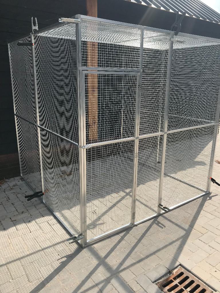 Nieuw Volière 206 x 204 x 200 cm nieuw, Verzenden, Nieuw, Aluminium, Volière