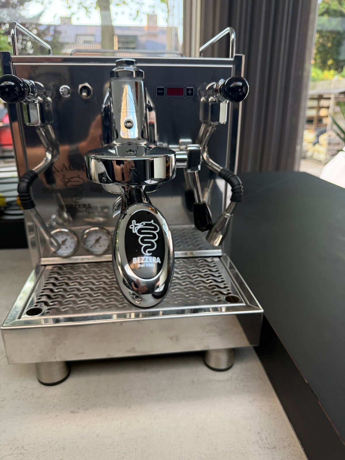 Bezzera Magica S PID espressomachine – incl accessoires, Ophalen, 10 kopjes of meer, Koffiemachine, Koffiebonen