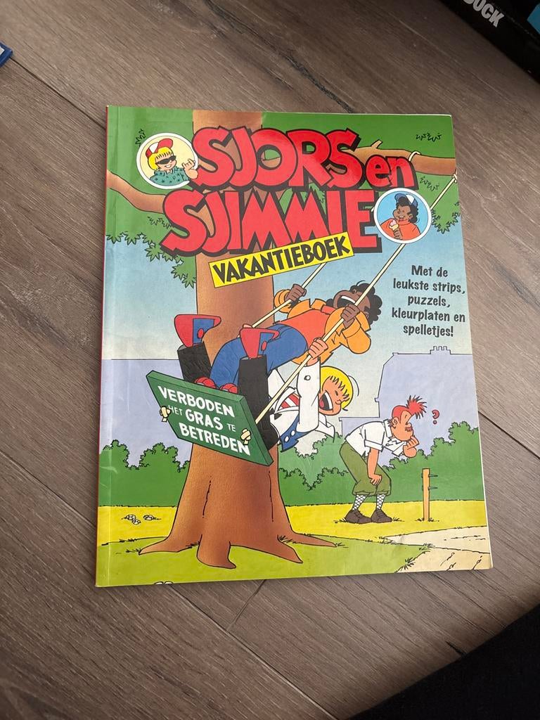 Sjors en Sjimmie Vakantieboek - Strips, Puzzels, Spelletjes, Eén stripboek, Ophalen of Verzenden, Gelezen