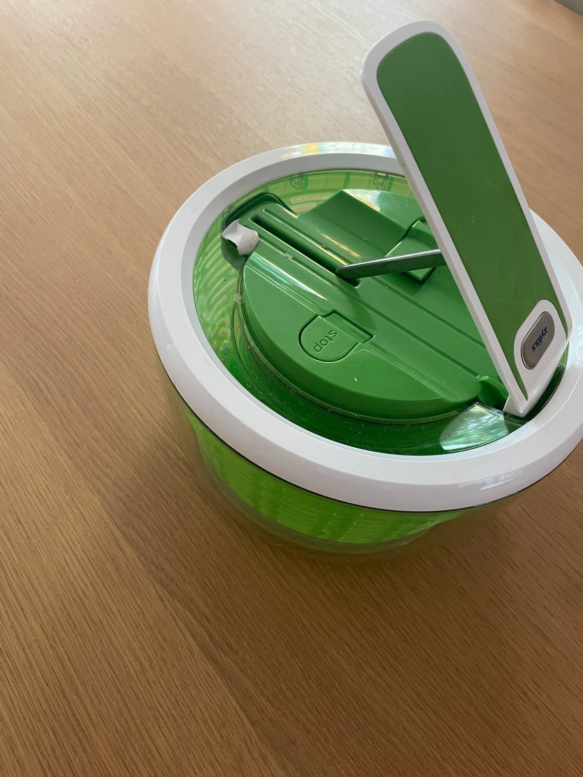 Zyliss slacentrifuge - Groen en wit, Kunststof, Ophalen of Verzenden, Overige merken, Groen