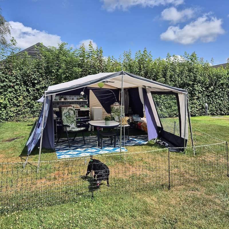 Te koop mooie CombiCamp Venezia!, Caravans en Kamperen, Vouwwagens, Ophalen, Combi-Camp, Meerkleurig, Aanwezig