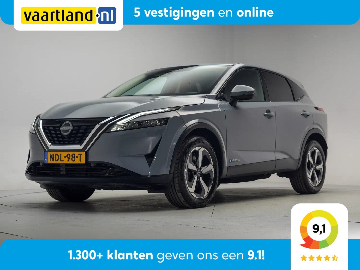Nissan QASHQAI 1.5 e-Power 190pk Business Design Aut. [ LED, Auto's, 1497 cc, Gebruikt, 750 kg, 190 pk