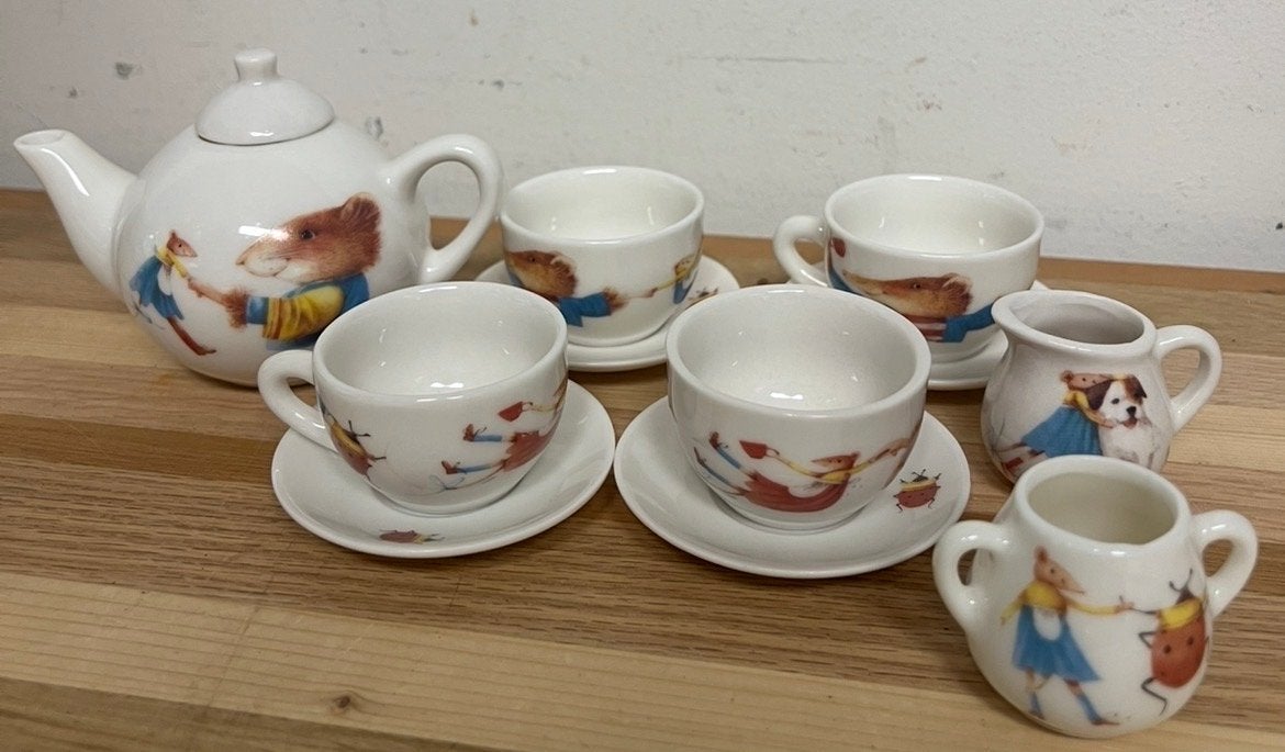 Vera de Muis kinder theeservies - Marjolein Bastin Libelle, Huis en Inrichting, Keuken | Servies, Gebruikt, Overige merken, Keramiek