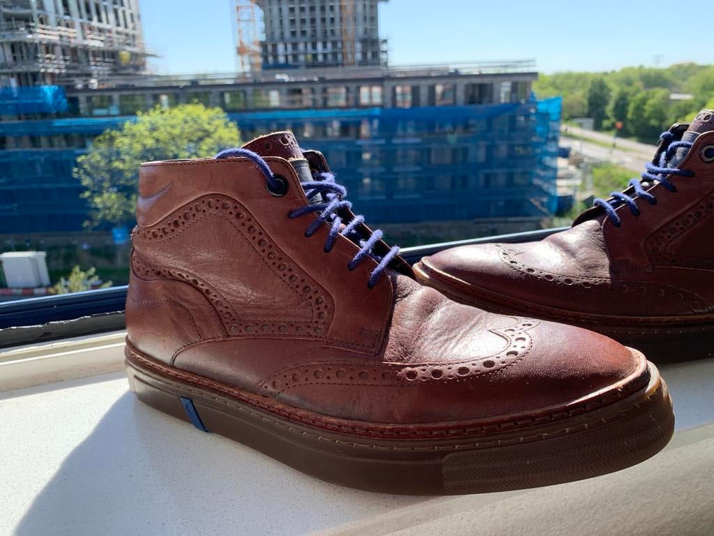 Floris van Bommel schoenen - Zo goed als nieuw, warm gevoerd, Ophalen, Zo goed als nieuw, Bruin, Boots