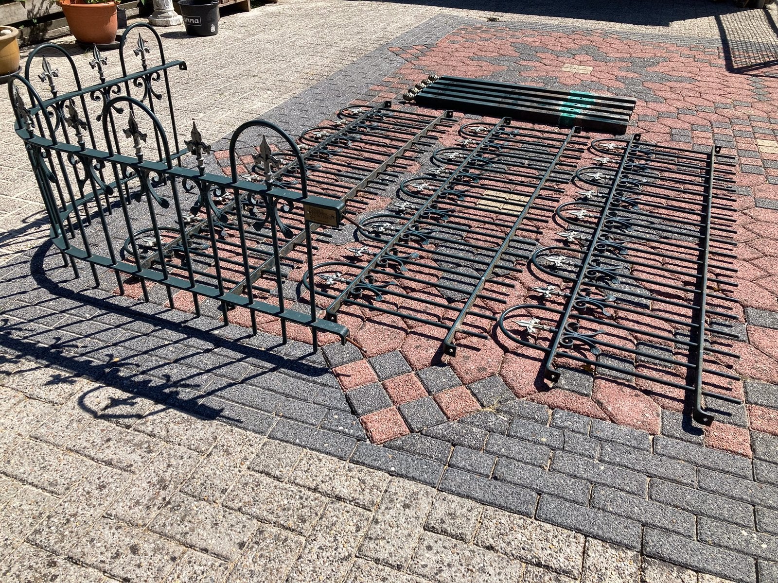 Tuinhek, Tuin en Terras, Ophalen, Zo goed als nieuw, IJzer, Tuinhek