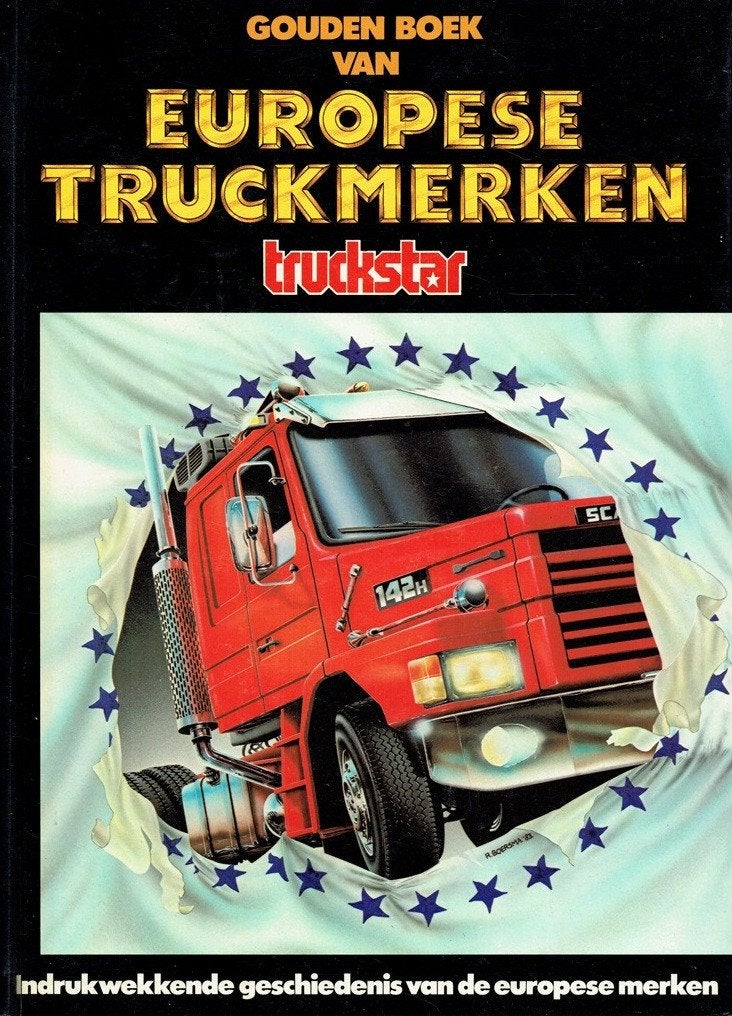 Gouden boek van Europese truckmerken (Truckstar - 1984), Verzenden, Gelezen, Vrachtwagen