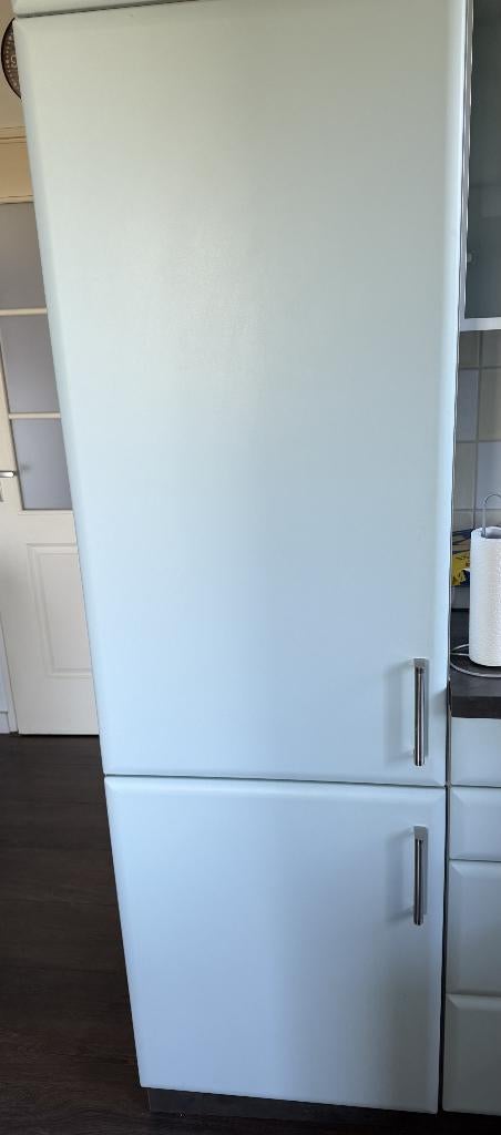 Zanussi inbouw koel-vriescombinatie, Ophalen, Gebruikt, 200 liter of meer, Met aparte vriezer