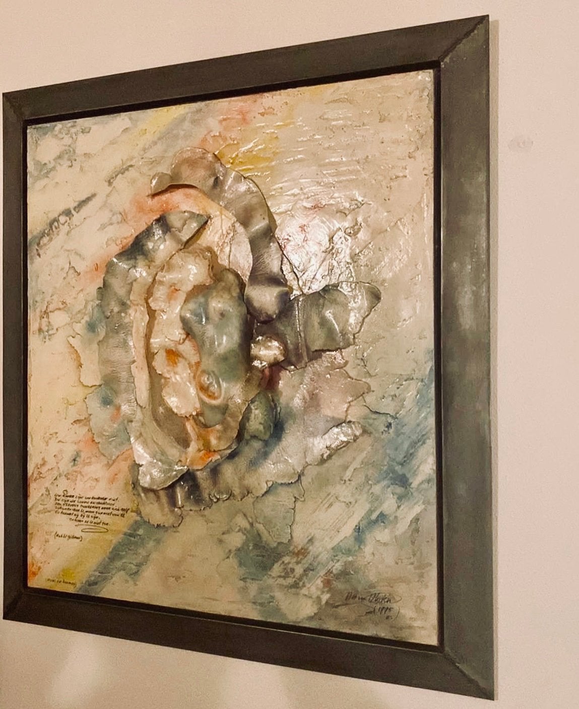 3D Reliëfkunstwerk Ab van Vloten (‘95) Mens en Kosmos, Antiek en Kunst, Ophalen of Verzenden, Overige stijlen, Overige onderwerpen