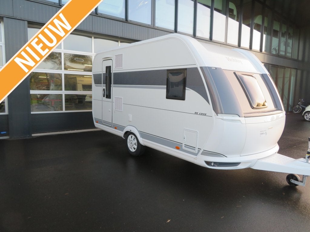 Hobby De Luxe 400 SFE +gratis Mover, Caravans en Kamperen, Hobby, Kleine zit, Tot en met 3, Ringverwarming