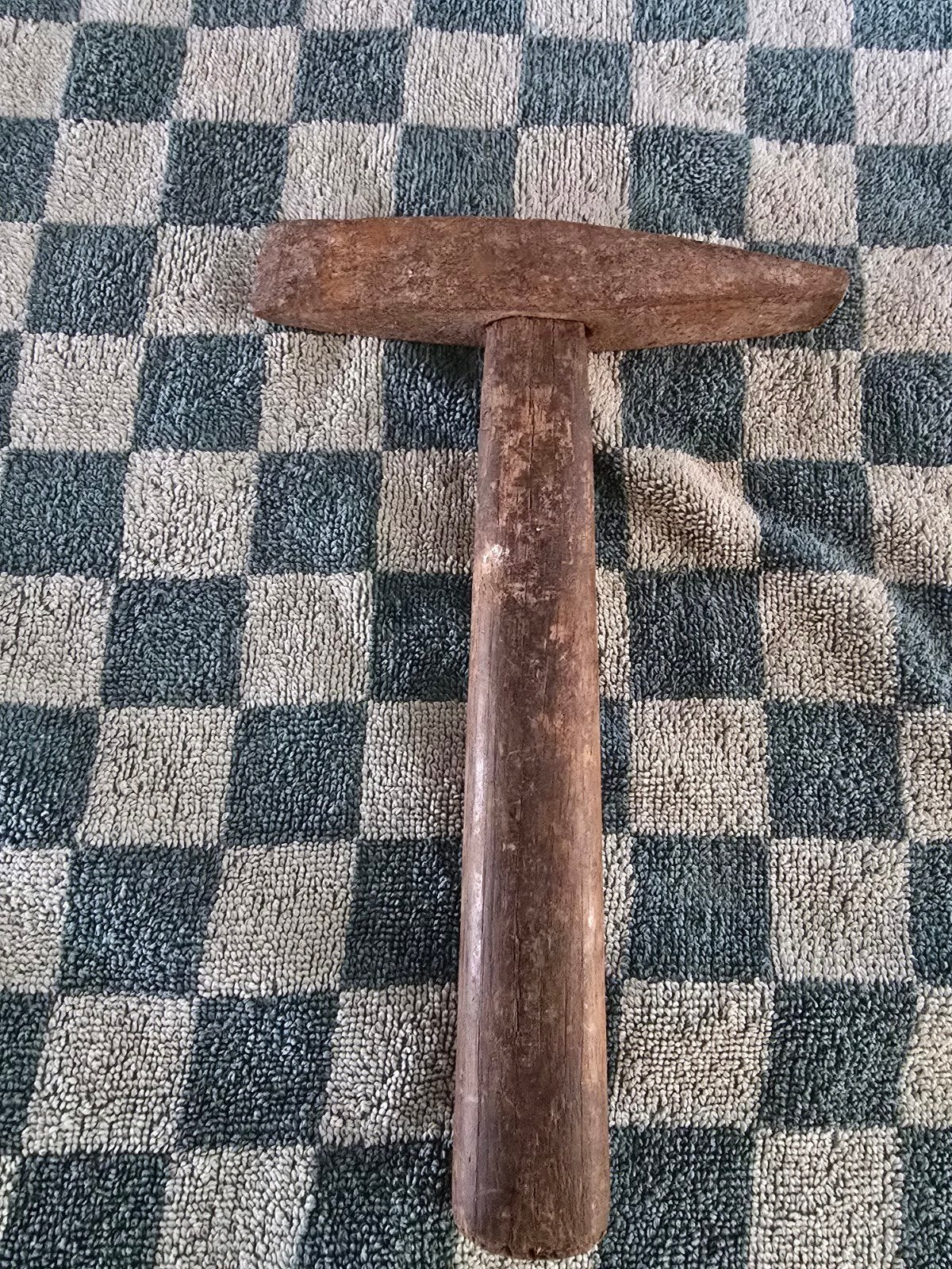 Oude hamer met houten steel, Antiek en Kunst, Antiek | Gereedschap en Instrumenten, Ophalen of Verzenden
