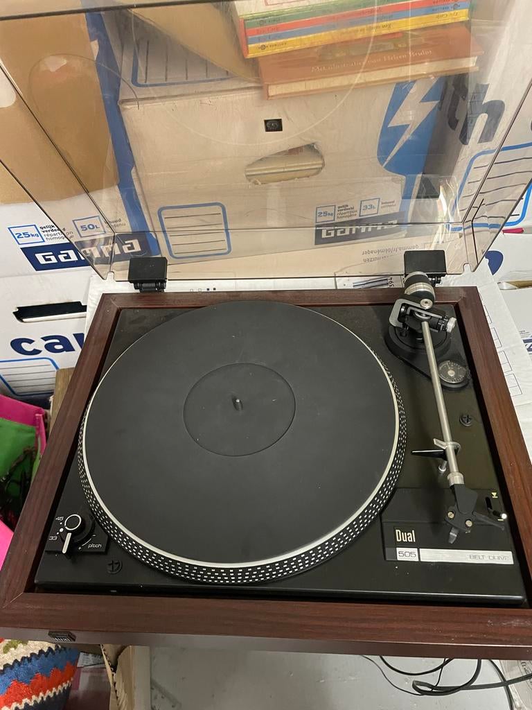 Dual 505 LP speler - Werkt naar behoren, Ophalen of Verzenden, Gebruikt, Platenspeler, Dual