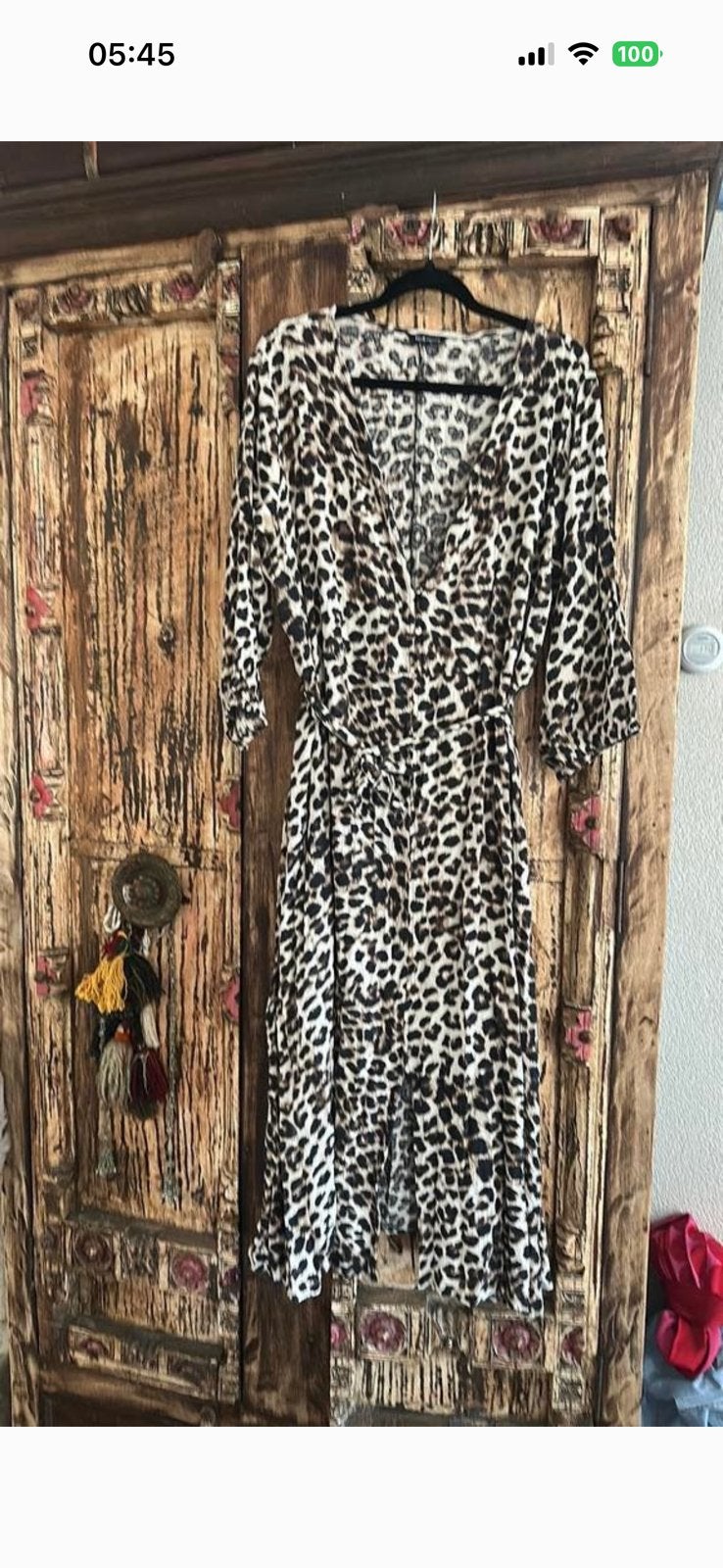 MS Mode jurk 52, Ophalen of Verzenden, Zo goed als nieuw, Maat 46/48 (XL) of groter, Onder de knie