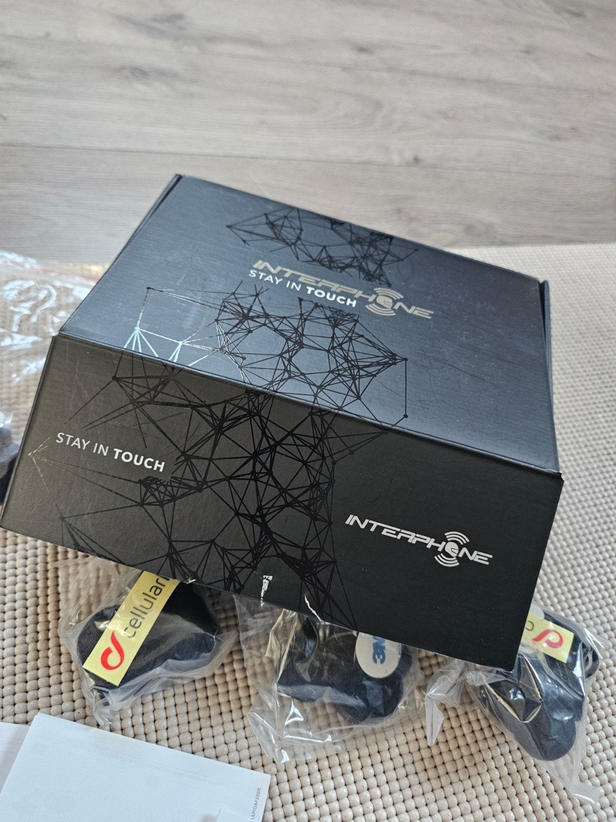 Interphone (motor) communicatie set (duopack), Ophalen of Verzenden, Zo goed als nieuw