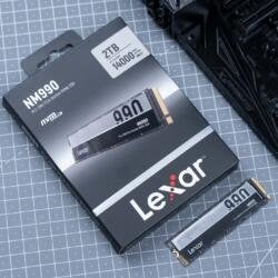 Lexar NM990 M.2 2280 PCIe 5.0 NVMe SSD, Computers en Software, Harde schijven, Intern, 2000 GB, SSD, Lexar