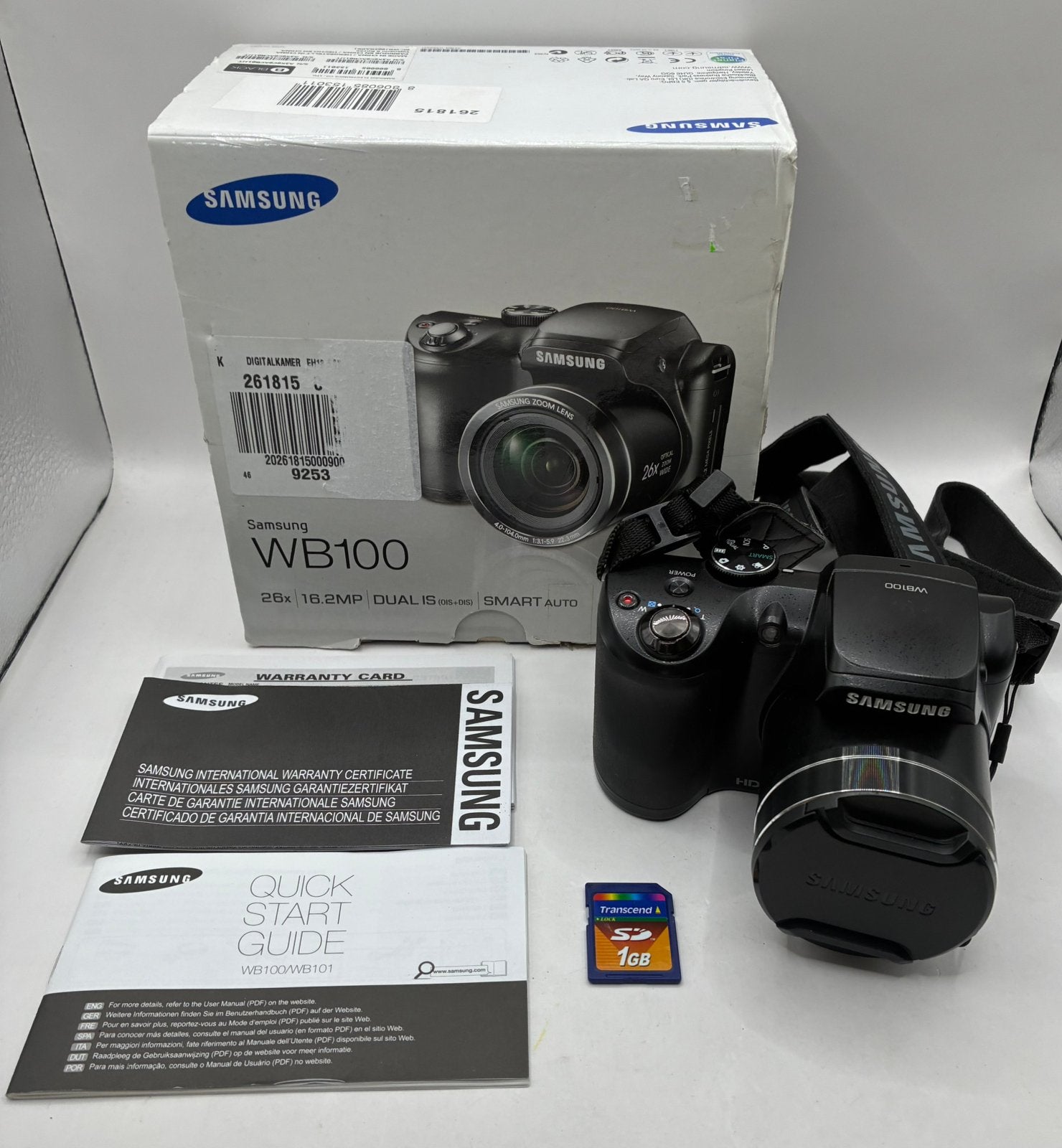 Samsung WB100, Ophalen of Verzenden, Zo goed als nieuw, Samsung, 8 keer of meer