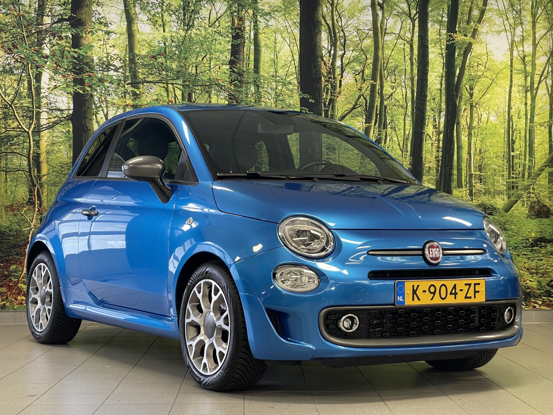 Fiat 500 1.2 Sport | Airconditioning | Bluetooth | Cruise Co, Voorwielaandrijving, Gebruikt, 4 cilinders, Leder en Stof