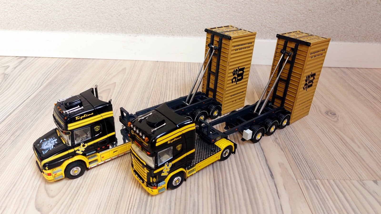 Tekno set Scania Torpedo HG Jonkers Noort msc container comb, Ophalen of Verzenden, Nieuw, Bus of Vrachtwagen, Tekno