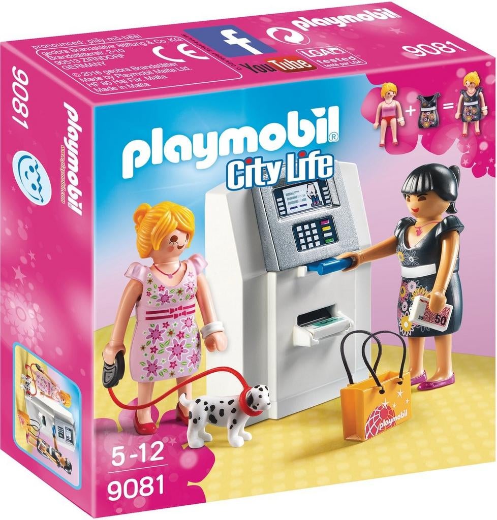 Playmobil City Life 9081 Geldautomaat met hondje, Ophalen of Verzenden