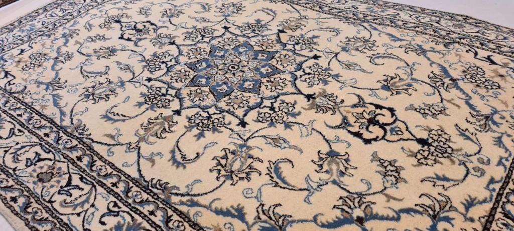 Perzisch tapijt Nain 238 x 162 kleed/vloerkleed/korting 35%, Www.simatapijten.nl, 150 tot 200 cm, Ophalen of Verzenden, Info@simatapijten.nl