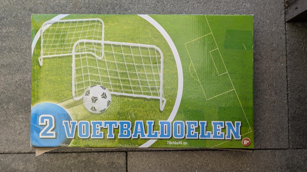 2 Voetbaldoelen - Nieuw in doos, Ophalen of Verzenden, Nieuw, Overige typen