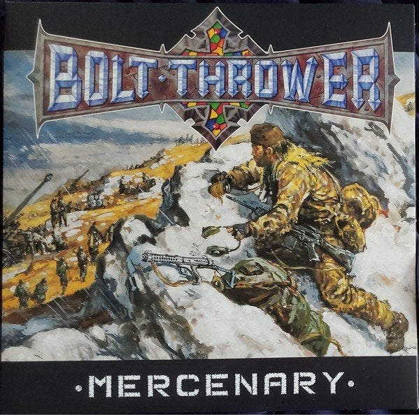 BOLT THROWER - Mercenary (Black Vinyl) Death Metal LP, LP, Death metal, Reissue, Ophalen of Verzenden