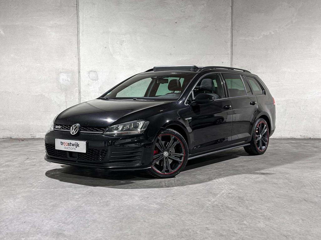 Volkswagen Golf Variant GTD 2.0 TDI DSG 184pk 2015, TK-275-X, Auto's, Volkswagen, Gebruikt, Euro 6, 4 cilinders, Zwart
