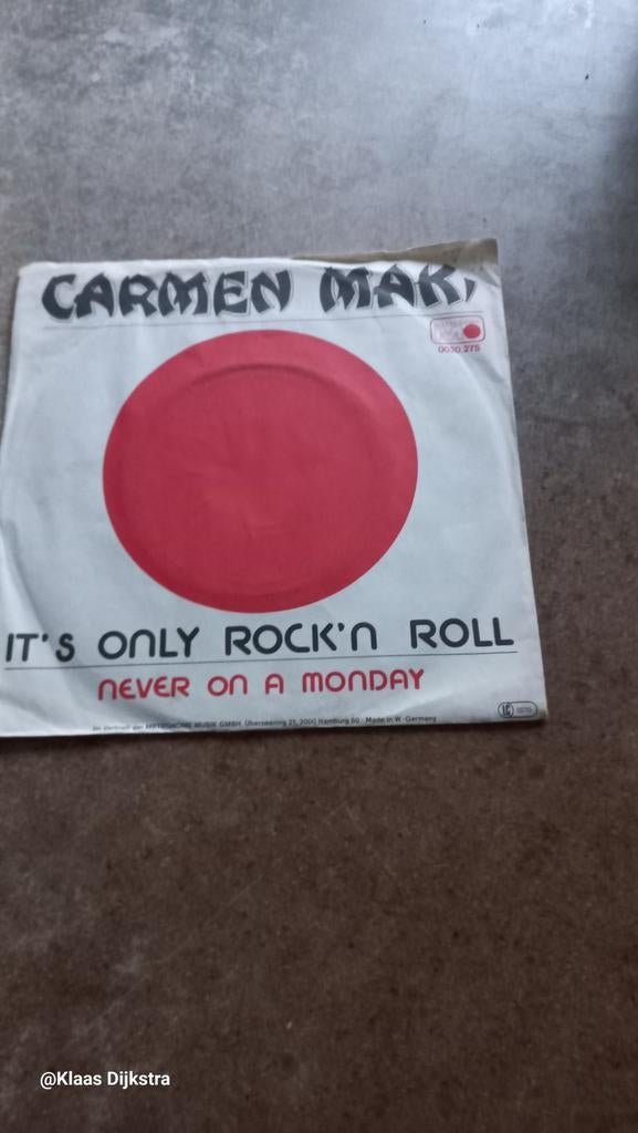 Carmen Mak - It's Only Rock 'n' Roll, Ophalen of Verzenden, Gebruikt, 7 inch