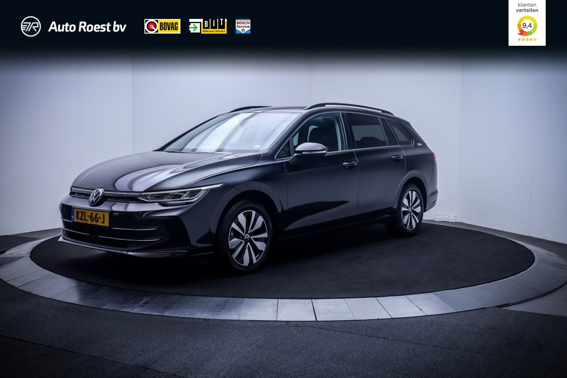 Volkswagen Golf Variant 1.5 TSI 150pk GOAL Business FULL LED, Dealer onderhouden, Stof, Zwart, 4 cilinders