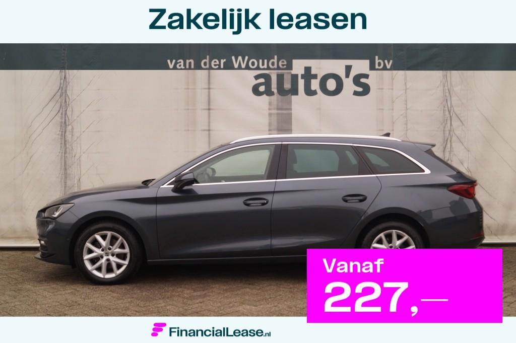 SEAT Leon Sportstourer 1.5 TSI 130pk Style Launch Editon -NA, Stof, 4 cilinders, Leon, Origineel Nederlands
