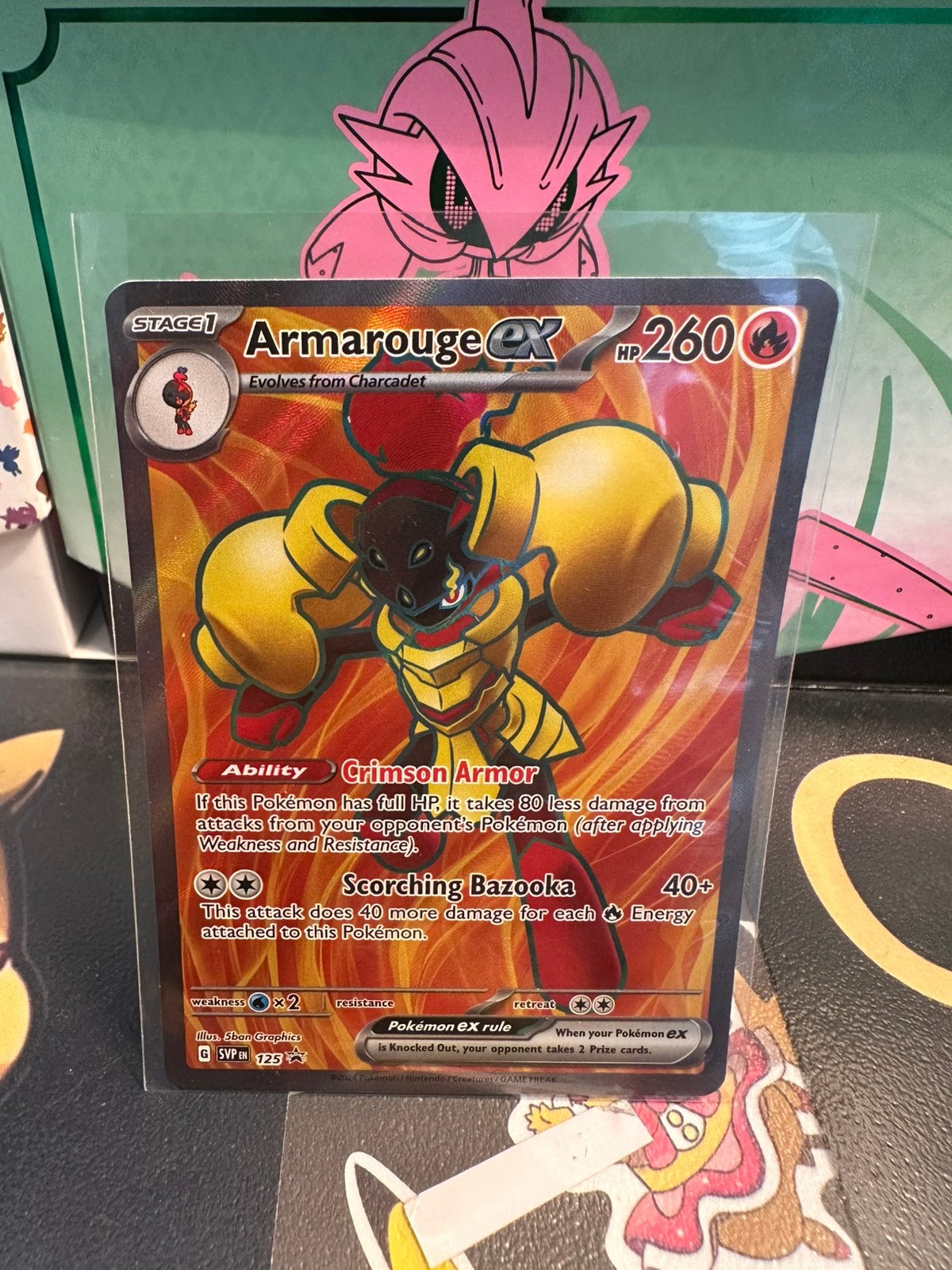 Armarouge ex (SVP 125), Ophalen of Verzenden, Nieuw, Losse kaart, Foil