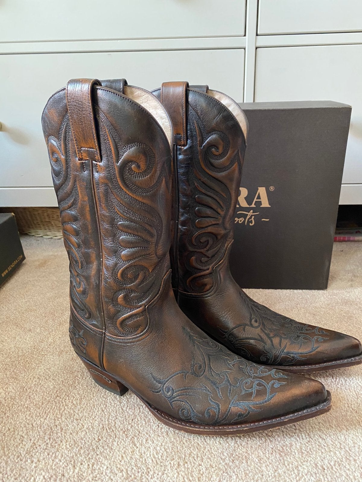 Sendra Boots Heren, Bruin, Overige typen, Ophalen of Verzenden, Zo goed als nieuw