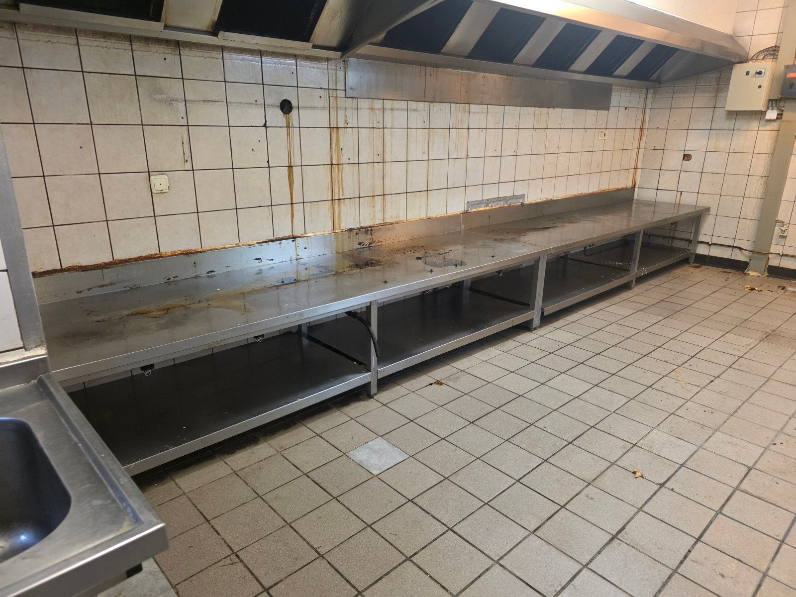 rvs horeca werkbanken en wasbakken, Ophalen